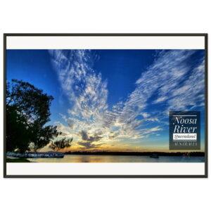 Noosa River Sunset - Museum-Quality Matte Metal FrameNoosa River Sunset - Museum-Quality Matte Metal Frame