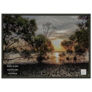 Bribie Island - Museum-Quality Metal Frame