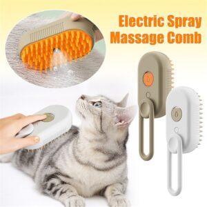 Purr-fect Pet Pampering: The Ultimate Steam Brush for Your Furry Friend